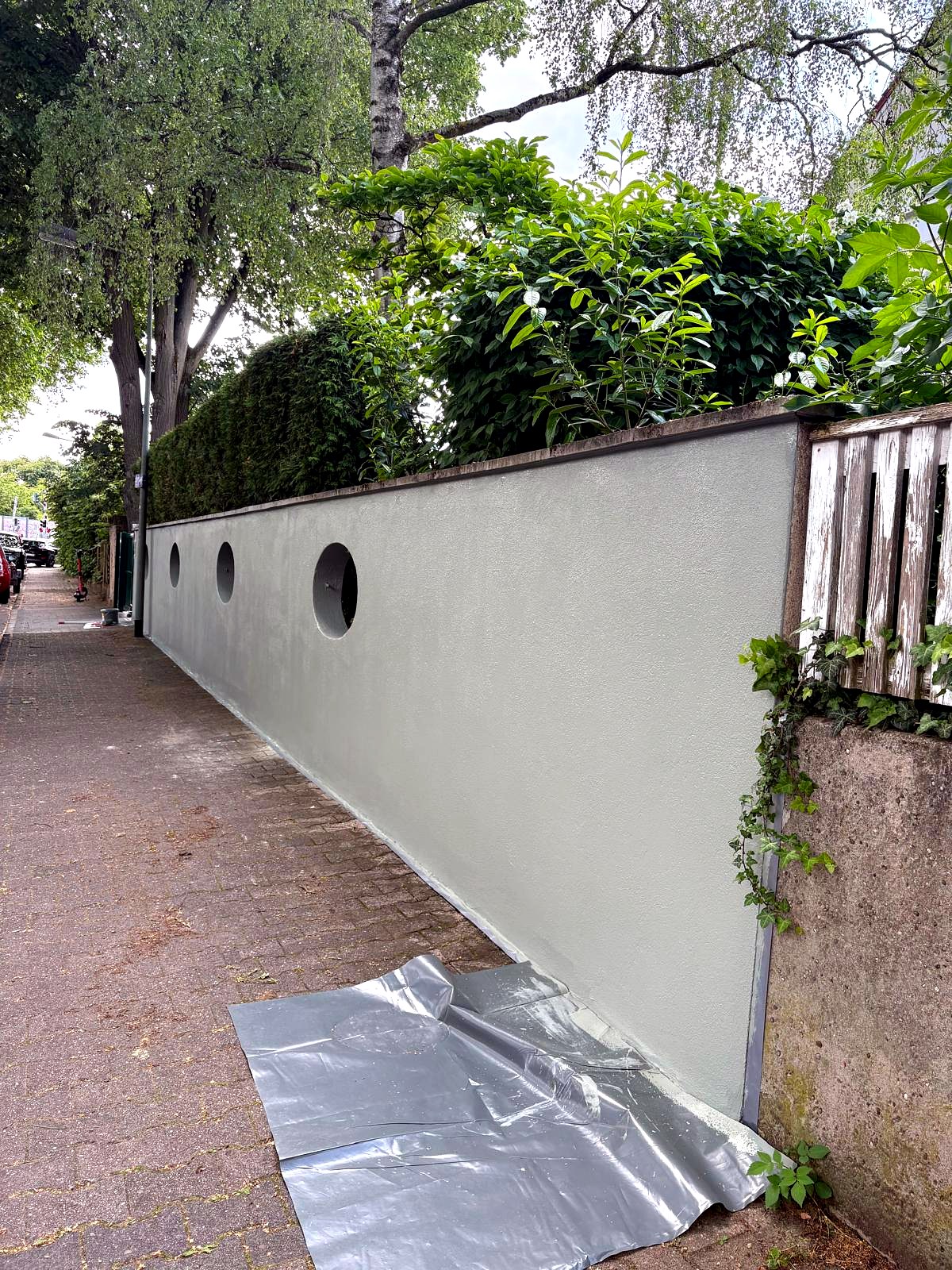 Außenwand – Nachher