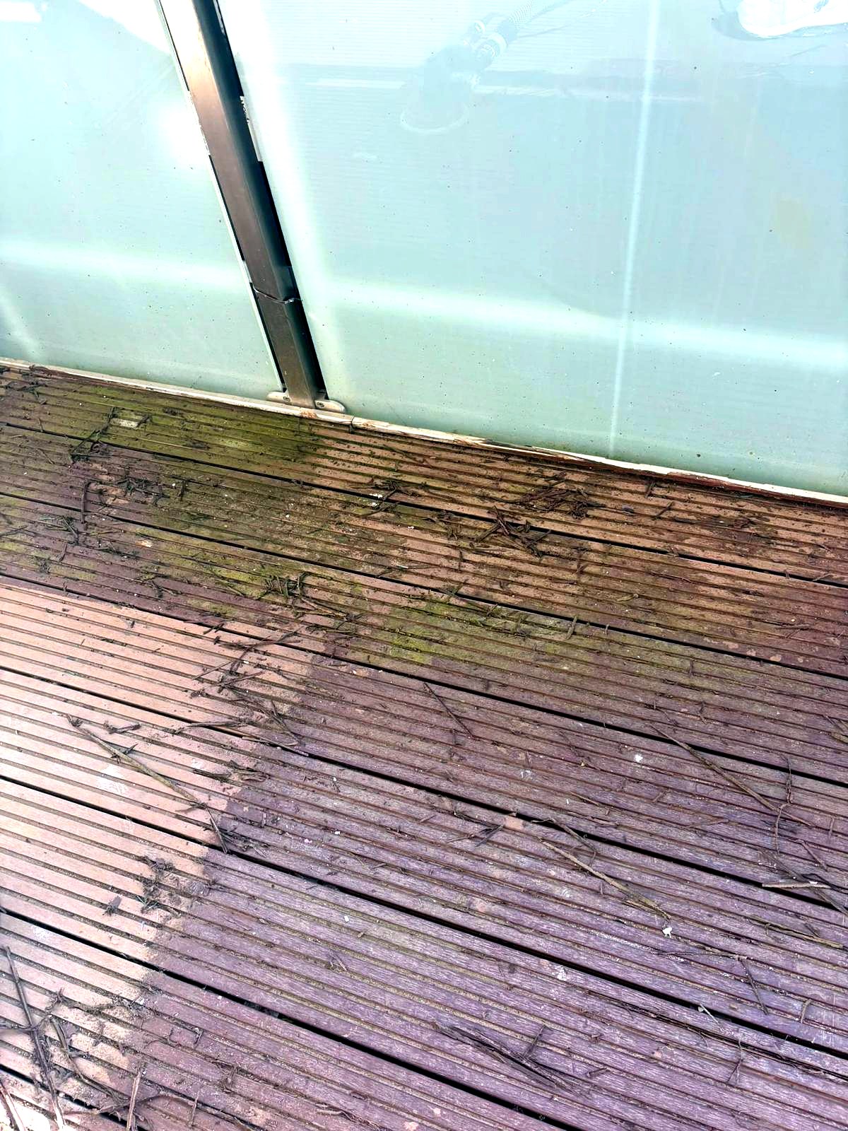 Terrasse Holz – Vorher